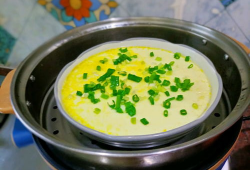 水蒸蛋的做法视频,口感滑嫩，营养满分！